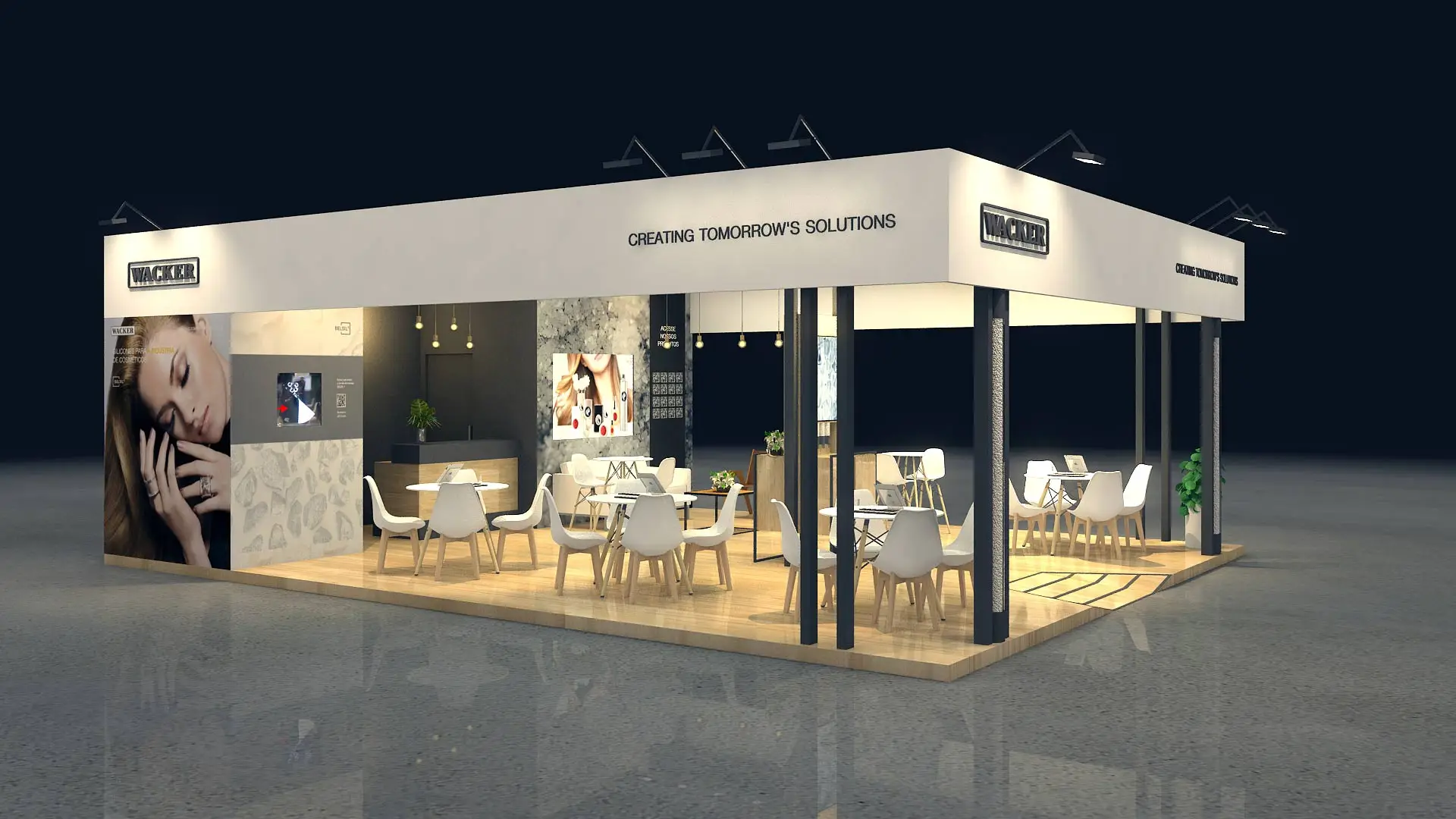 stand 3d imagem 3d wacker