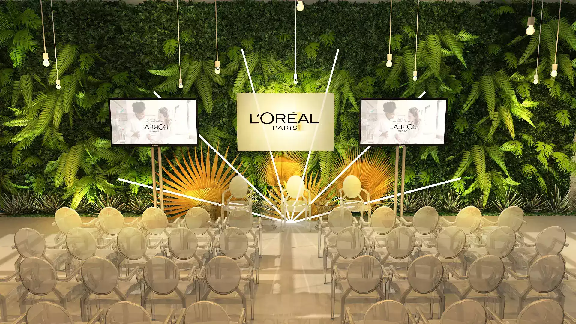 L'Oréal na Casa Manioca Imagens 3d
