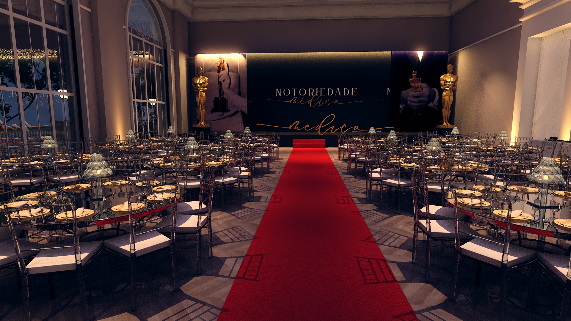 Imagens 3d no Palácio Tangará