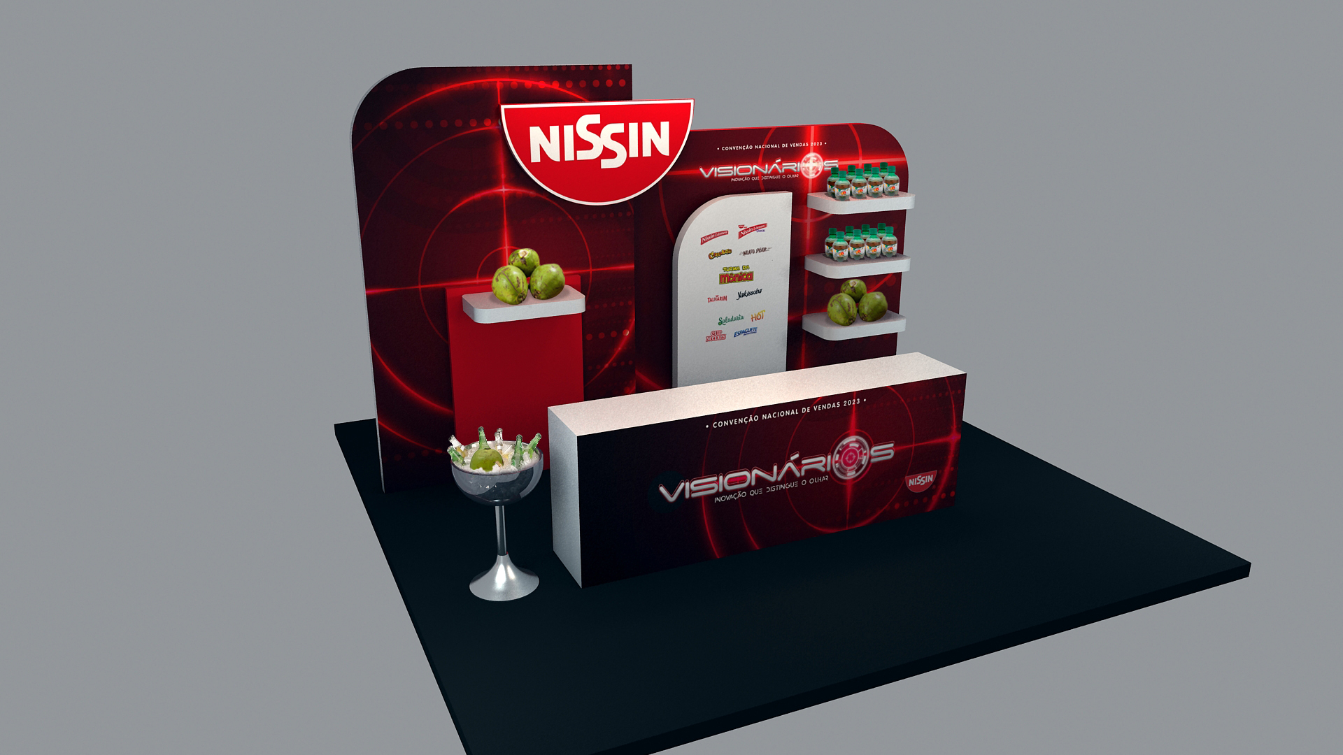 nissin 3d balcao receptivo