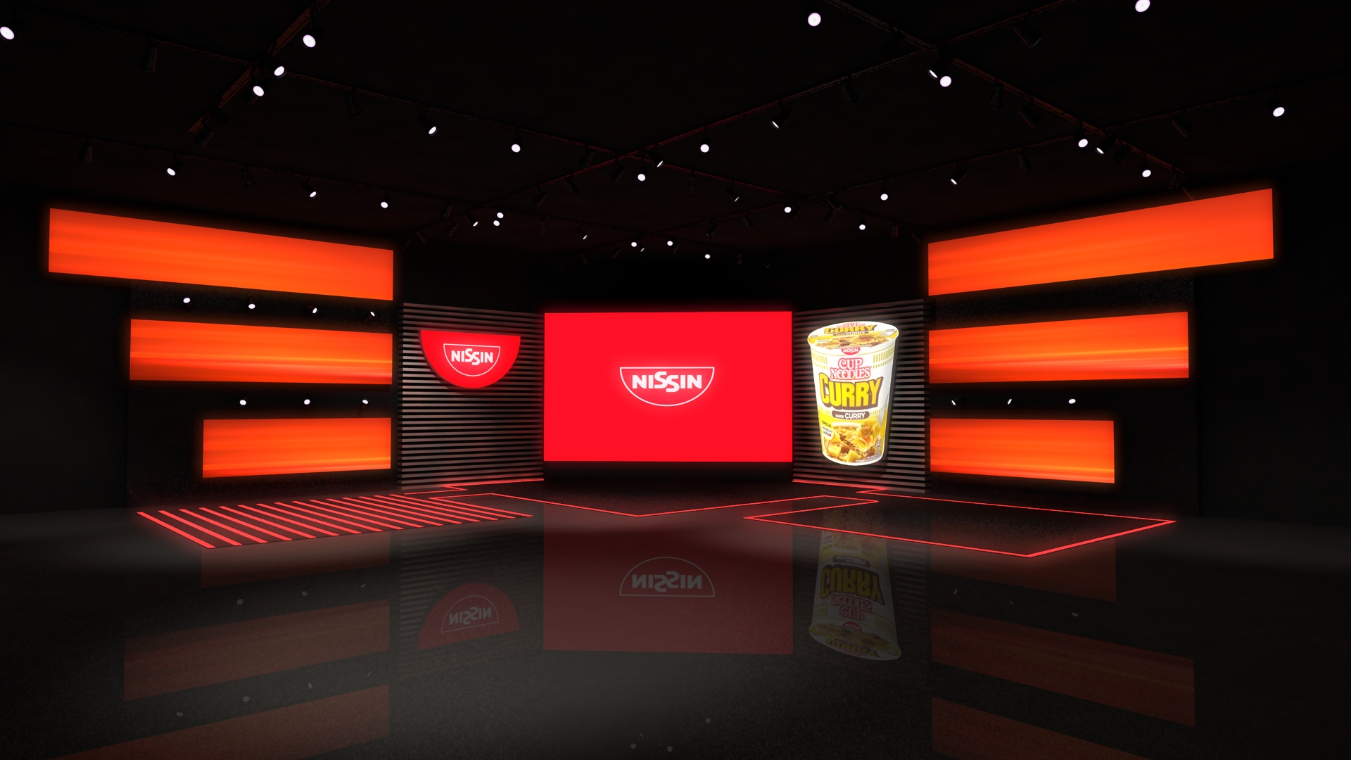 NIssin A perspectiva 3d