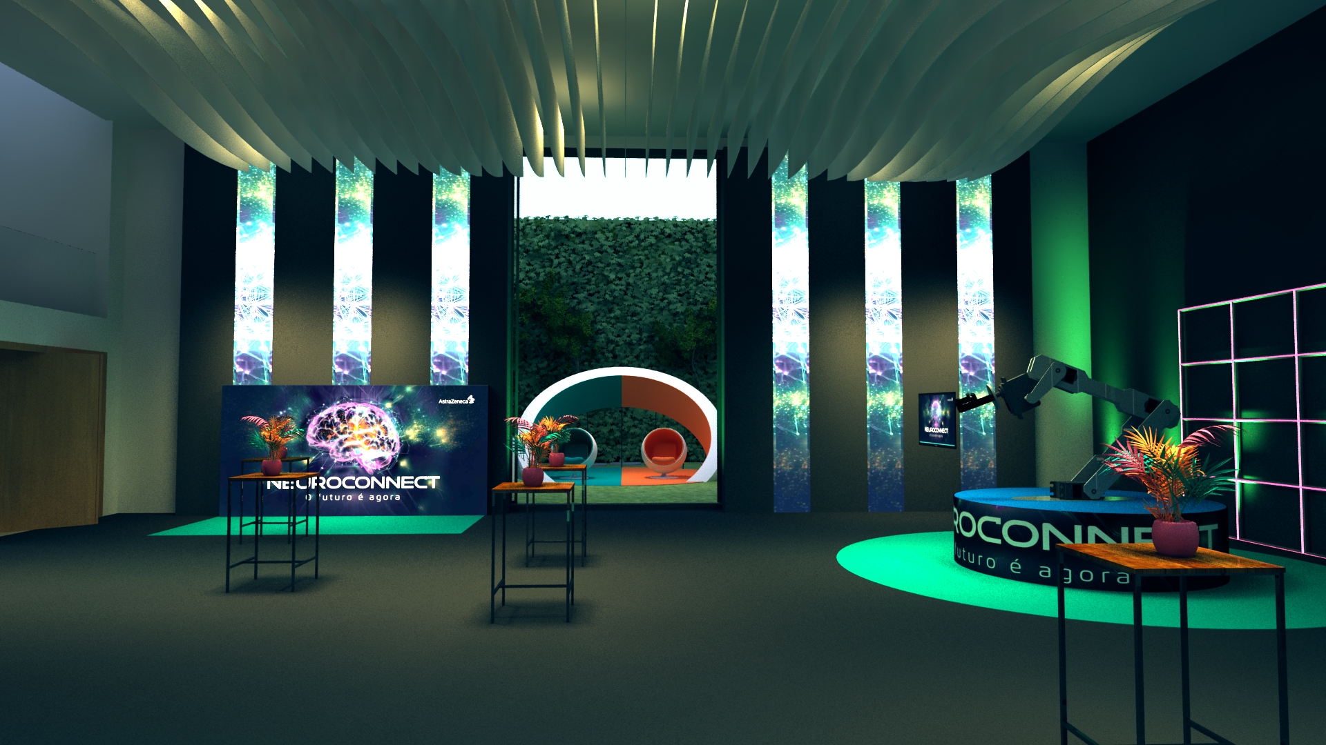 Imagens 3D de evento aprovado