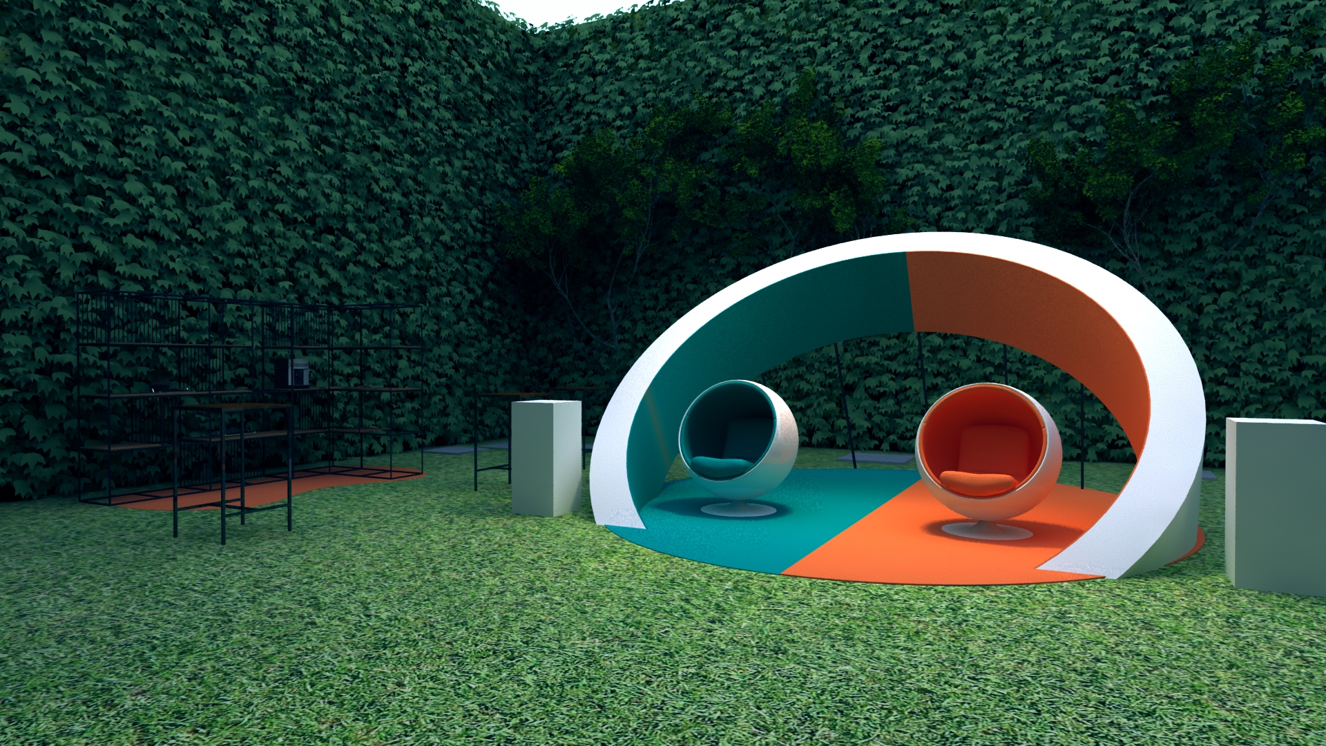 Visualização 3D para concorrência de evento