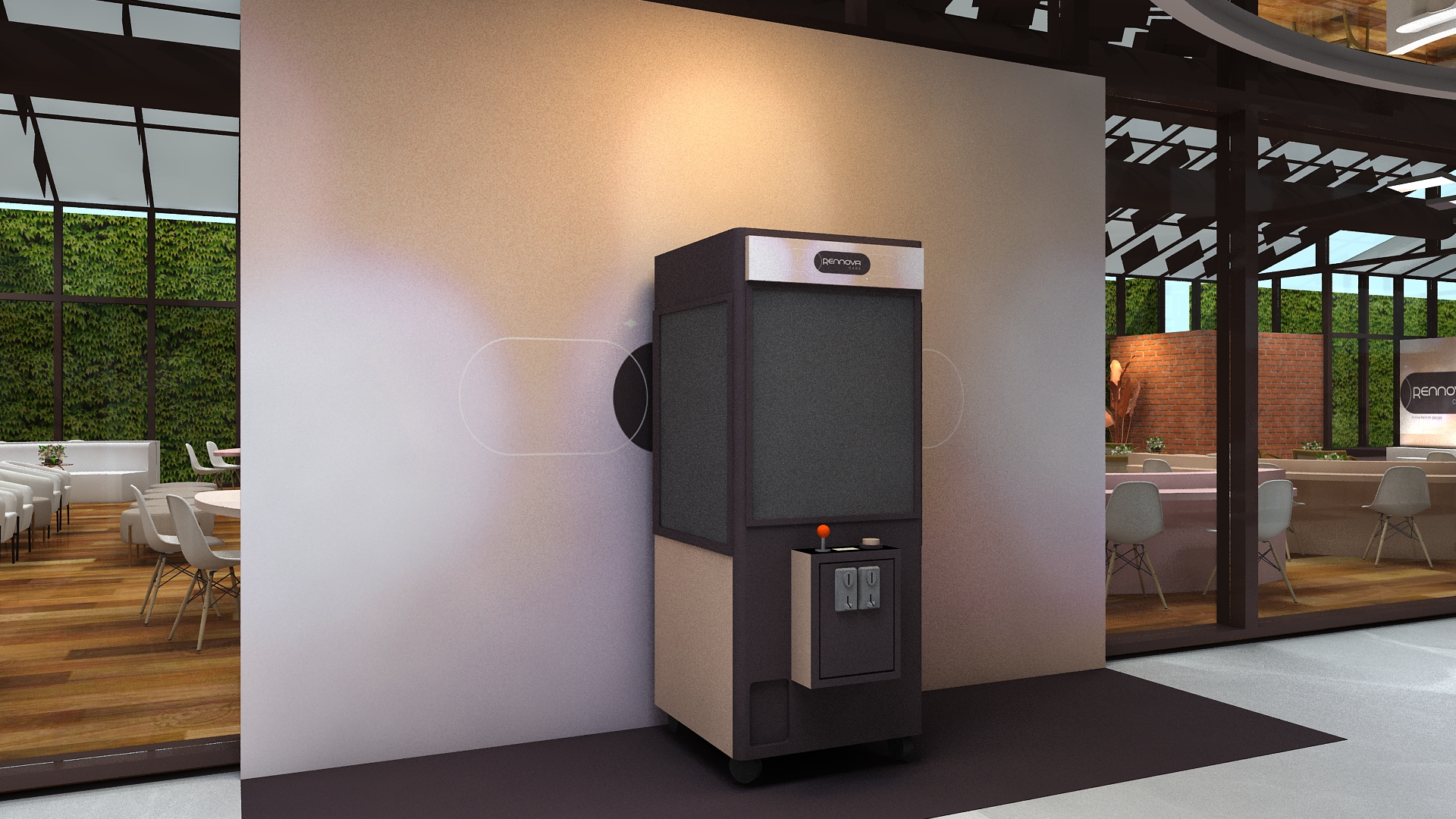 Render 3D do evento corporativo - Projeto 3d para Eventos