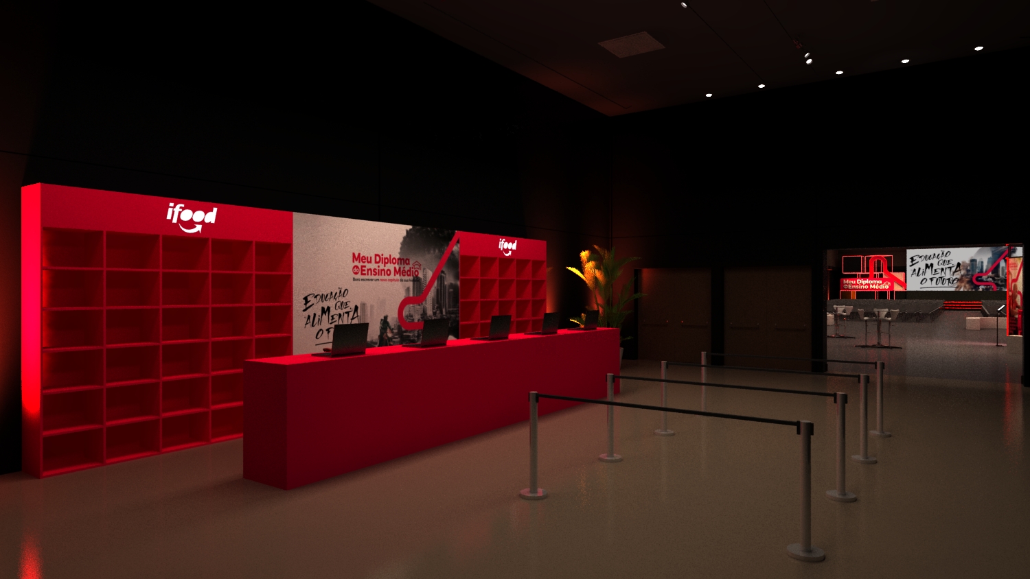 evento corporativo 3d ifood