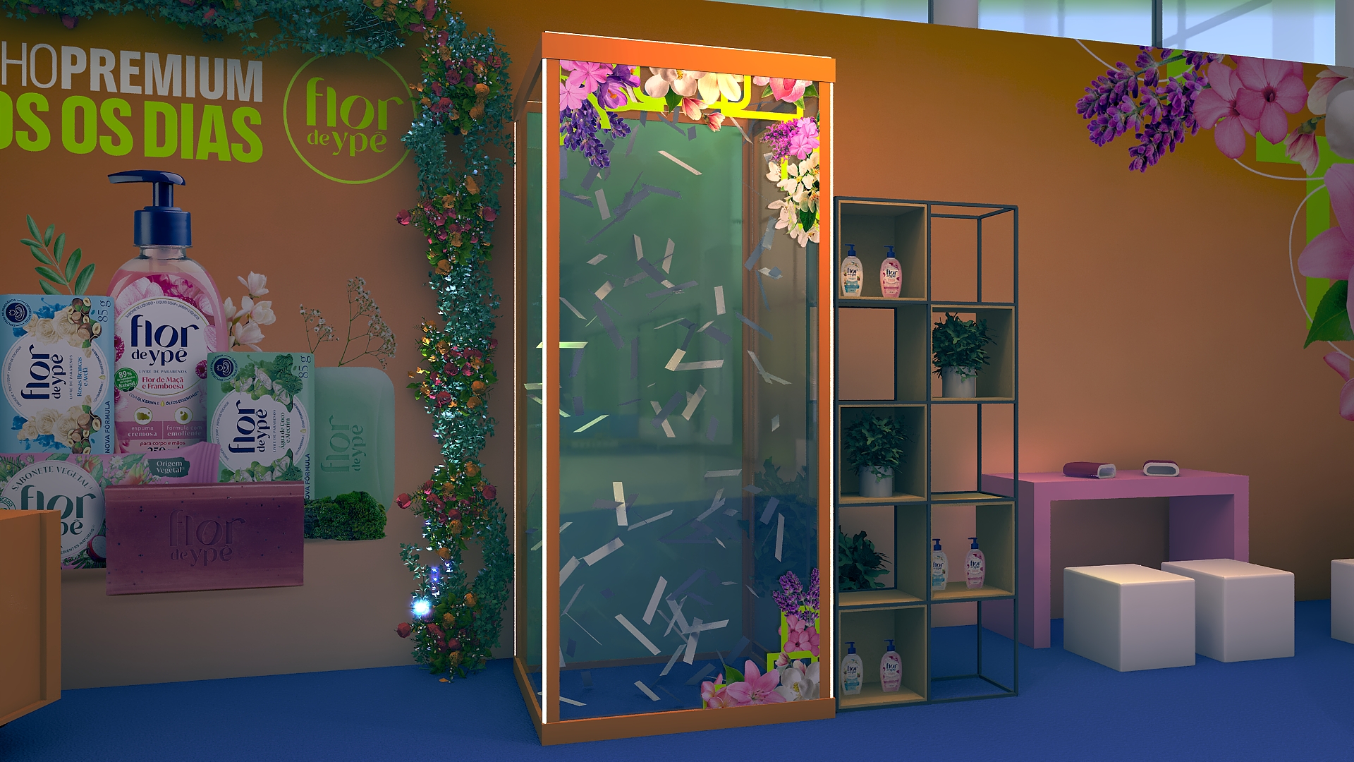 maquete digital 3d ativações ype