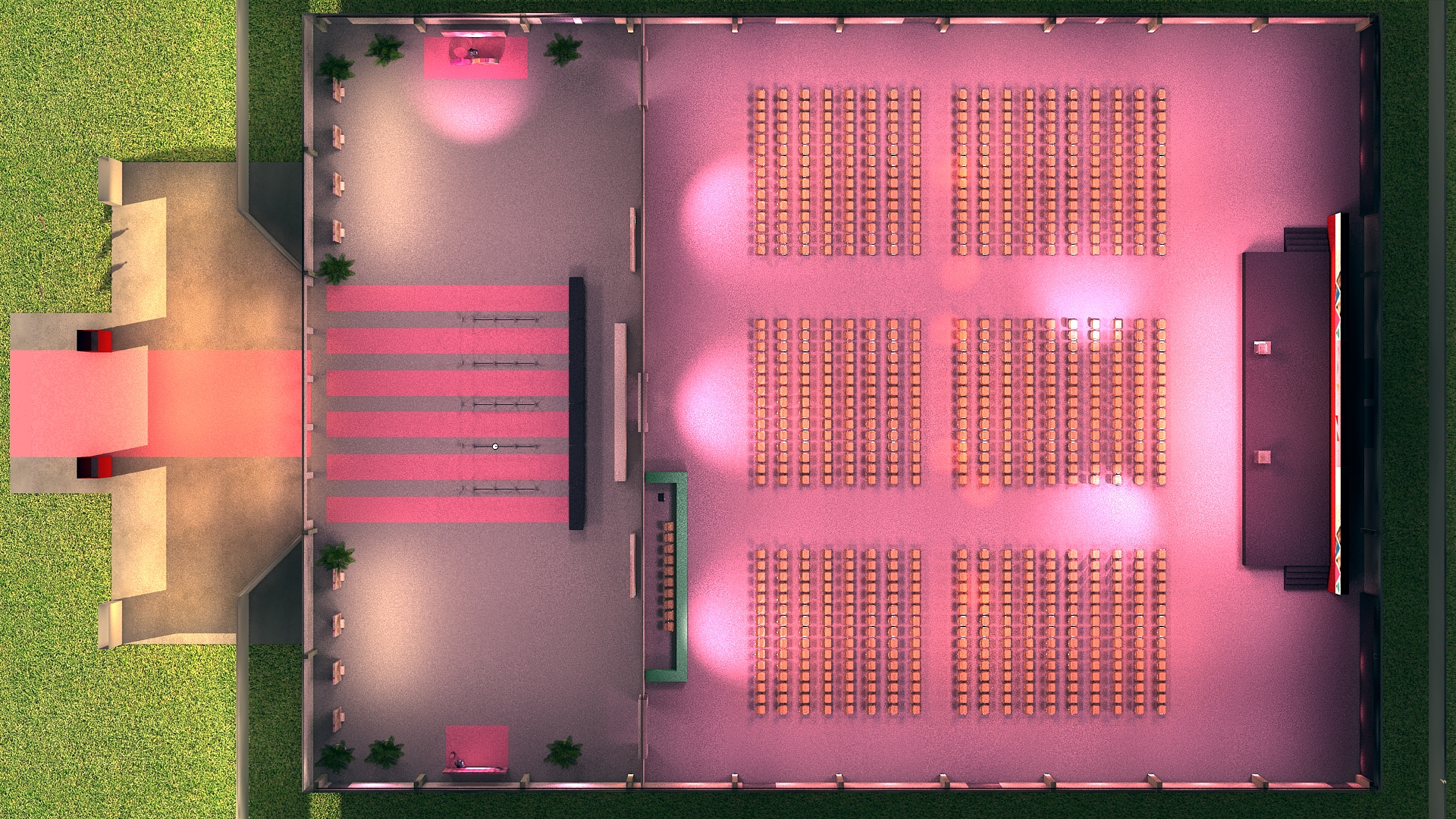 maquete digital 3d planta