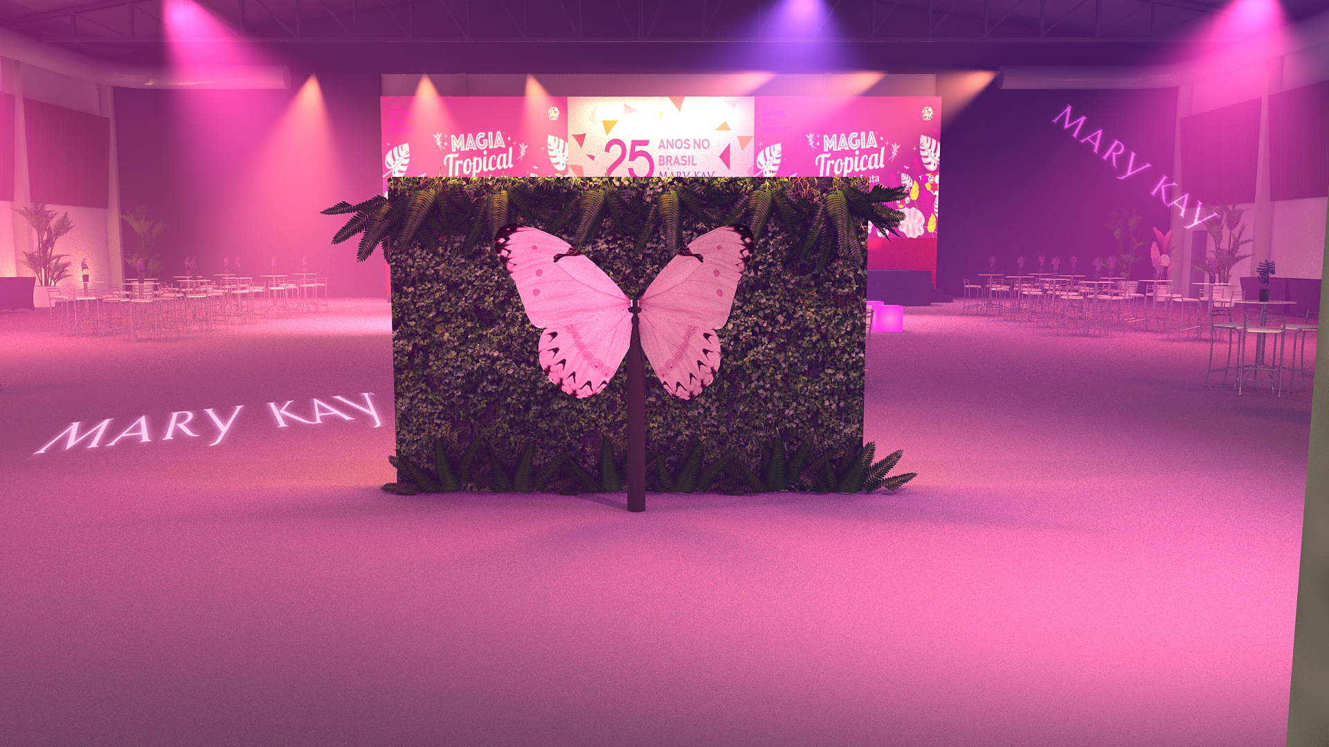 maquete digital palco mary kay