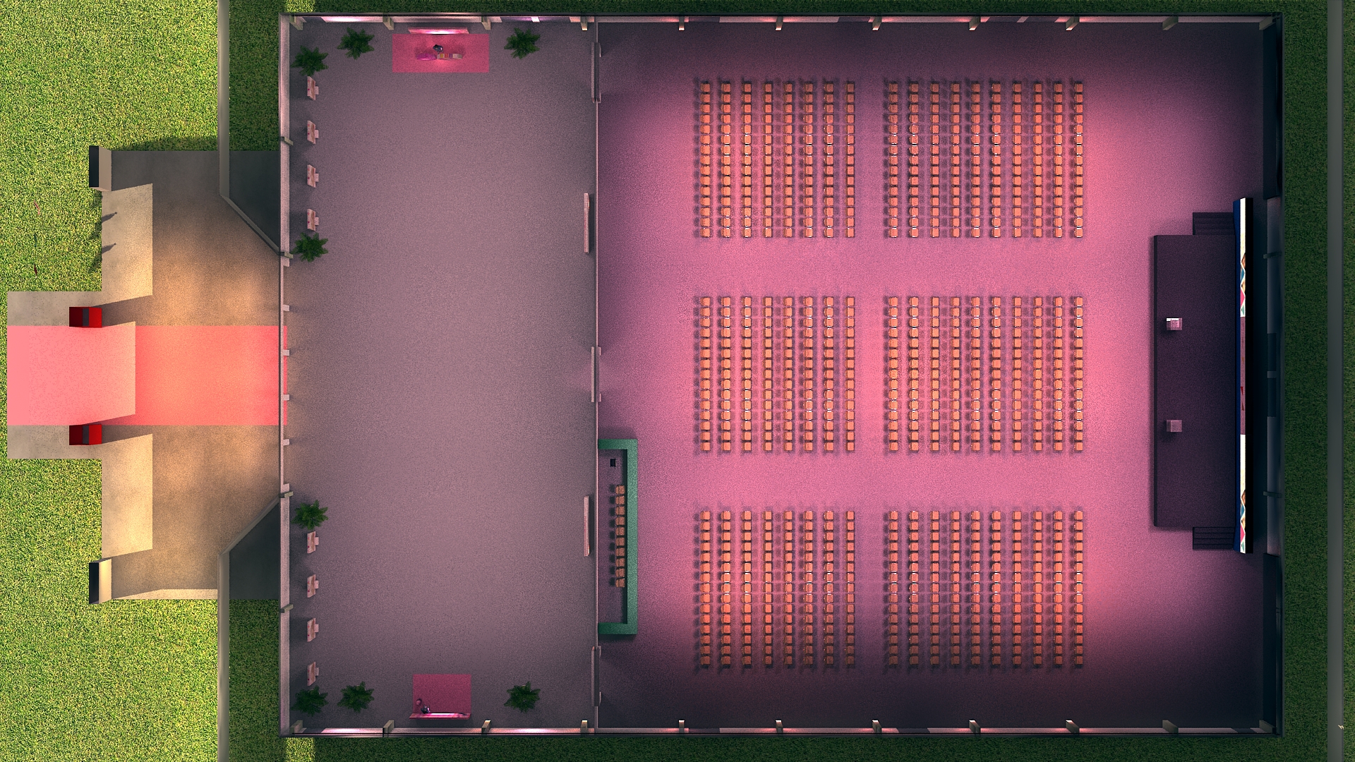 modelagem 3d lounge mary kay