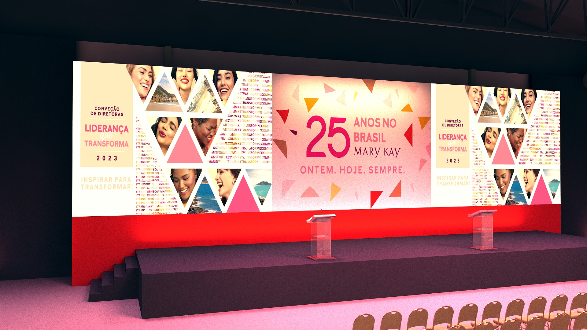 render 3d festa corporativa