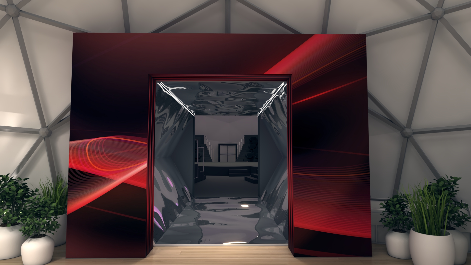 Hitachi – Maquete 3D do evento