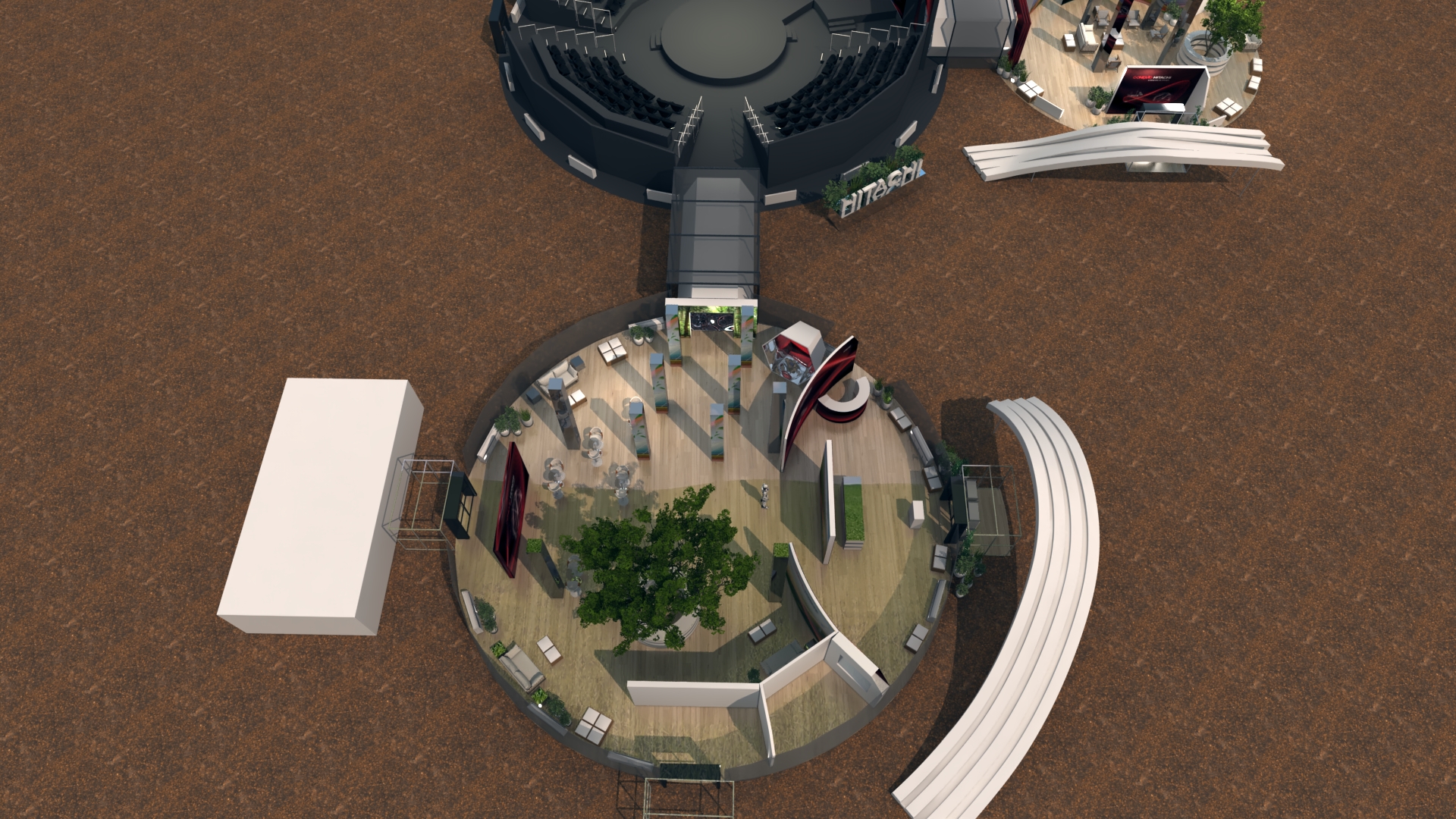 Hitachi – Ambiente em perspectiva 3D