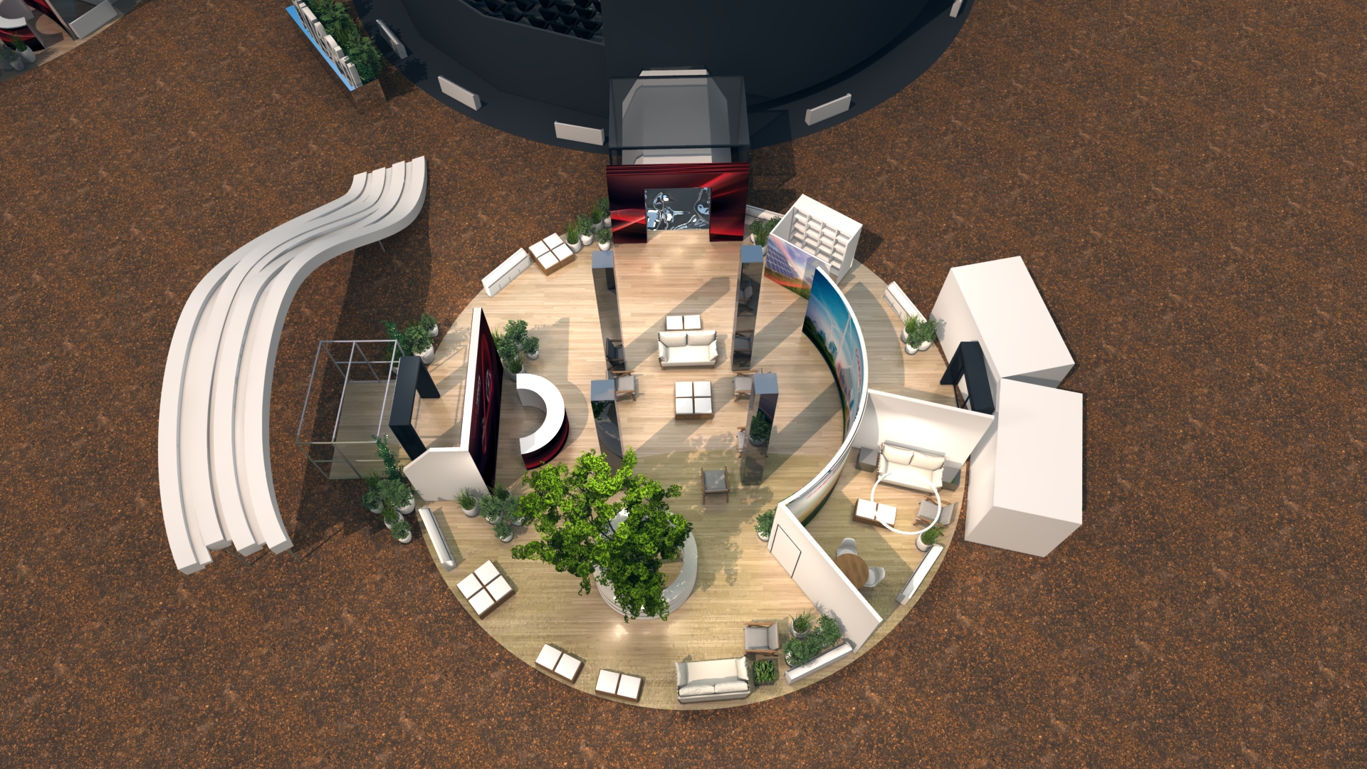 Evento Hitachi – Cenografia em 3D