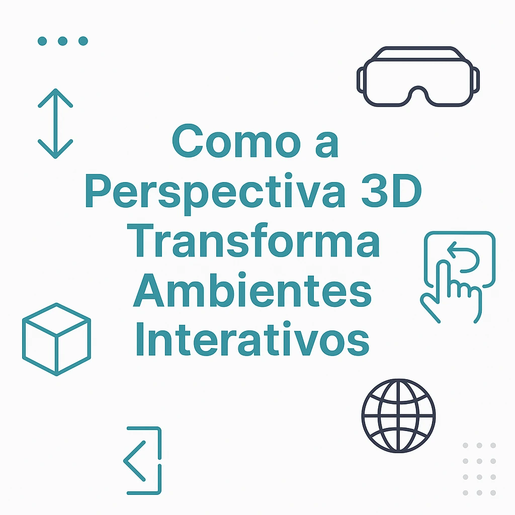 perspectiva 3d transforma ambientes interativos