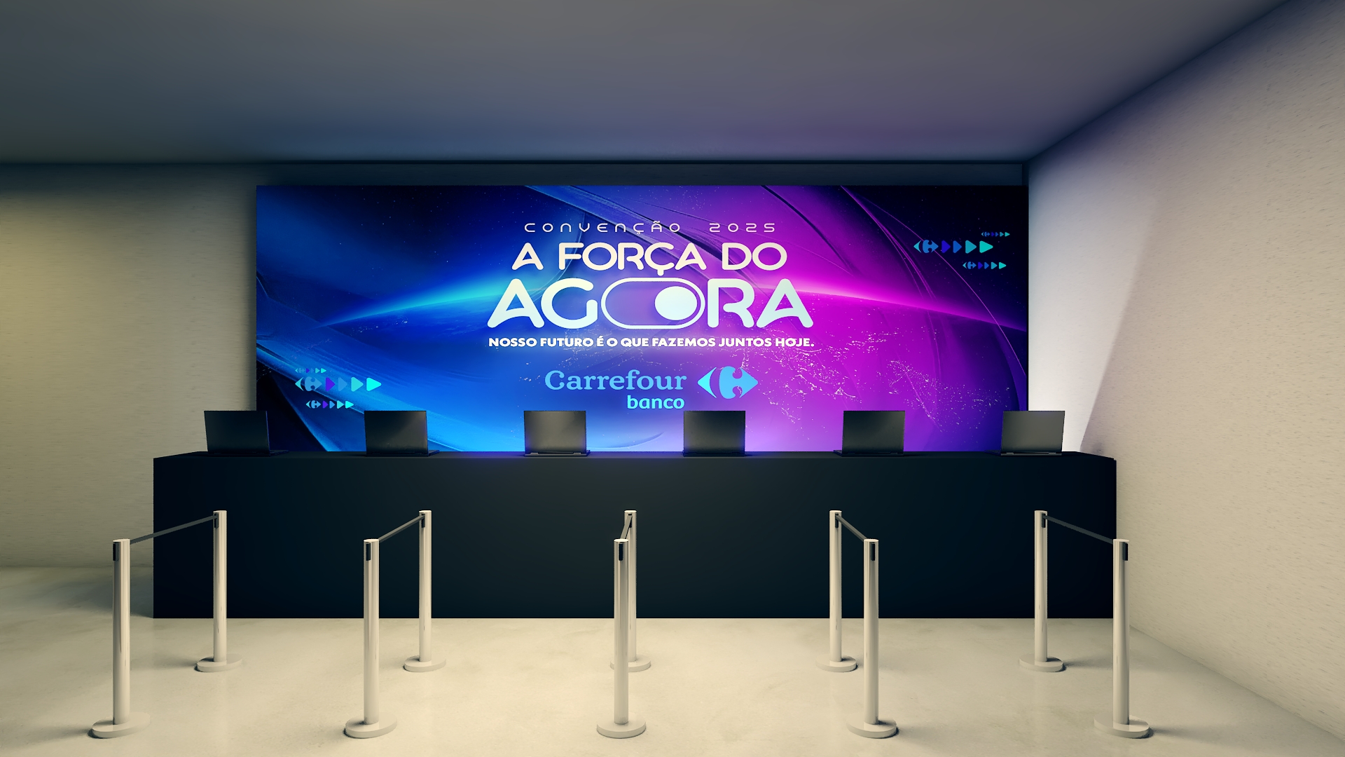 Imagens 3D – Festa e Evento Carrefour