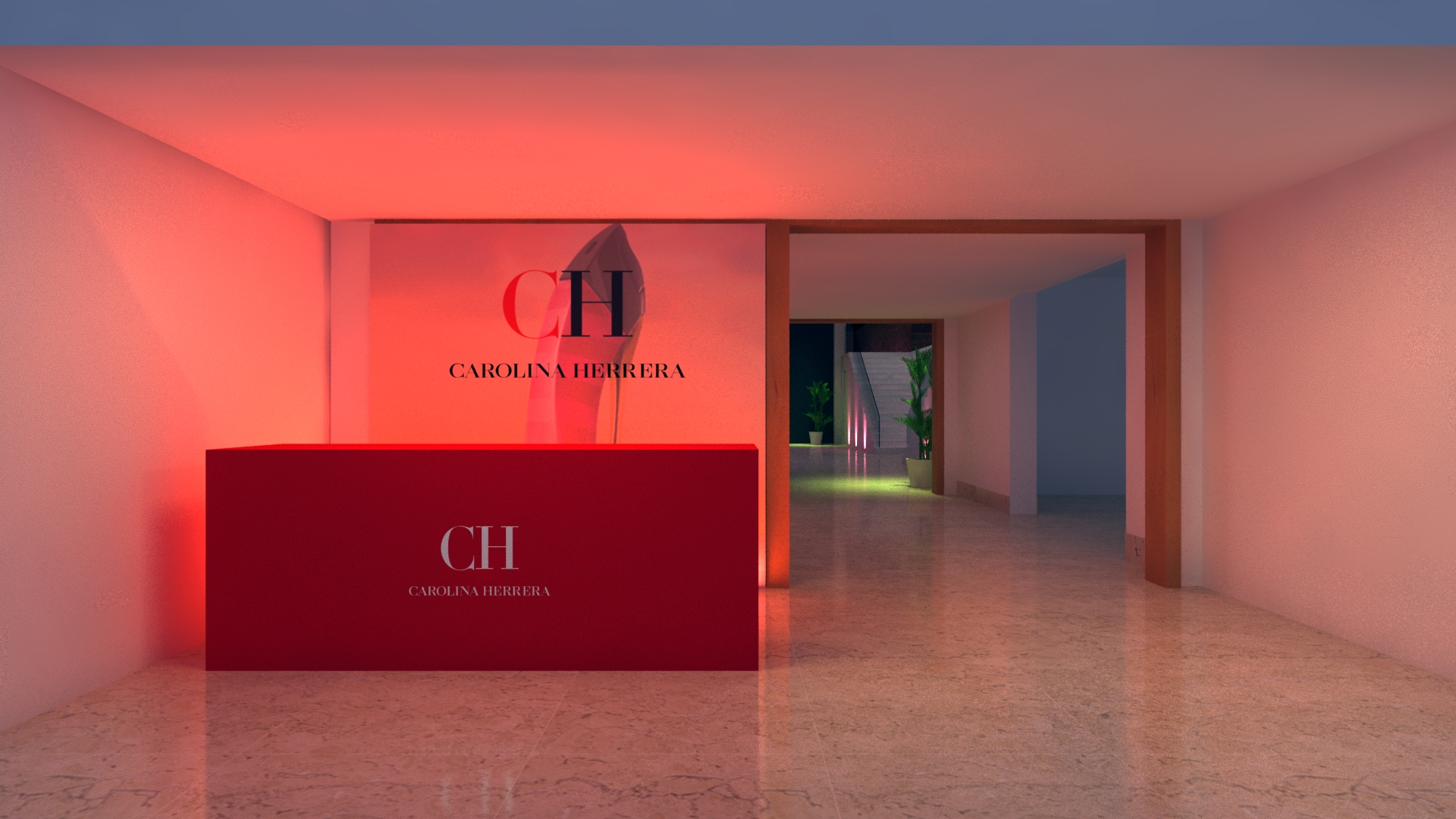Maquete 3D Carolina Herrera – Casa Giardini