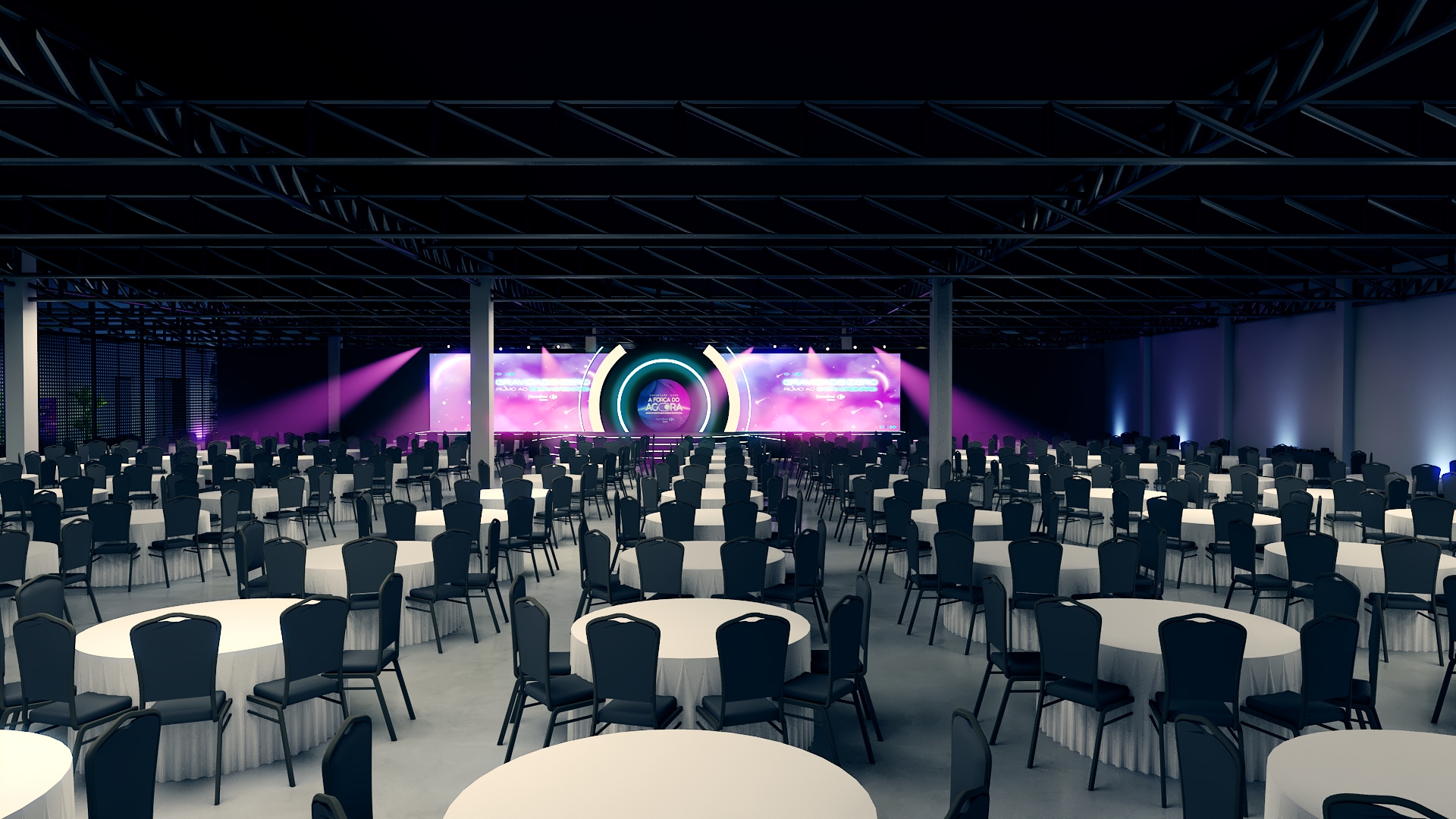 Maquete Digital – Evento Corporativo Carrefour