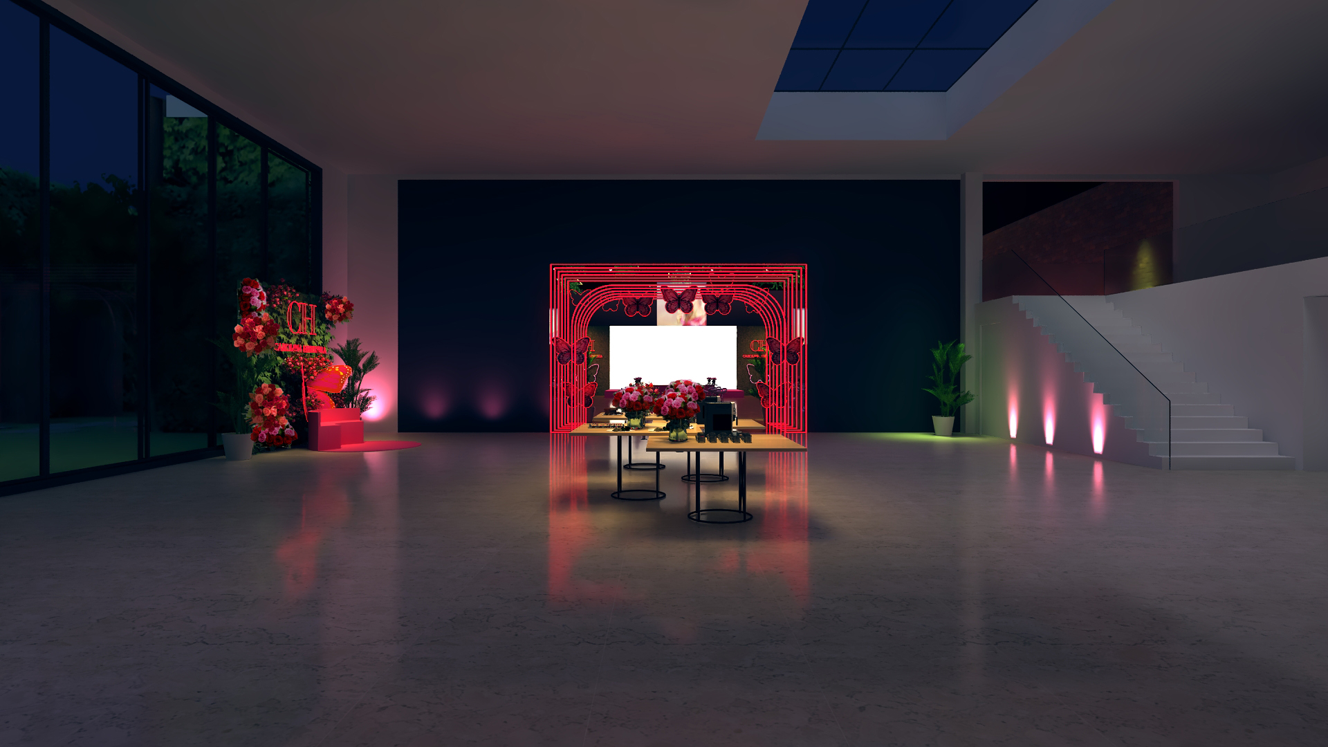 Render 3D Carolina Herrera – Design de Luxo