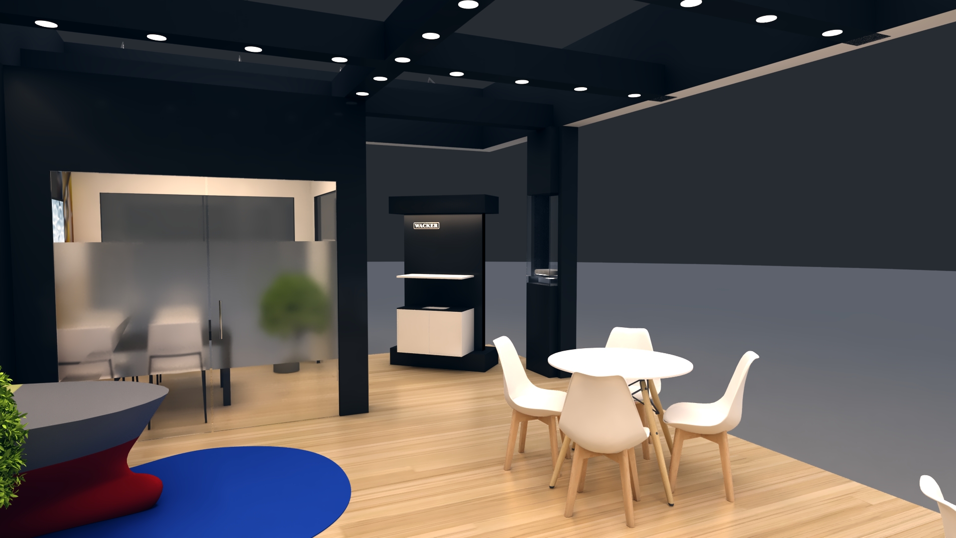 Renderização Profissional – Stand Wacker