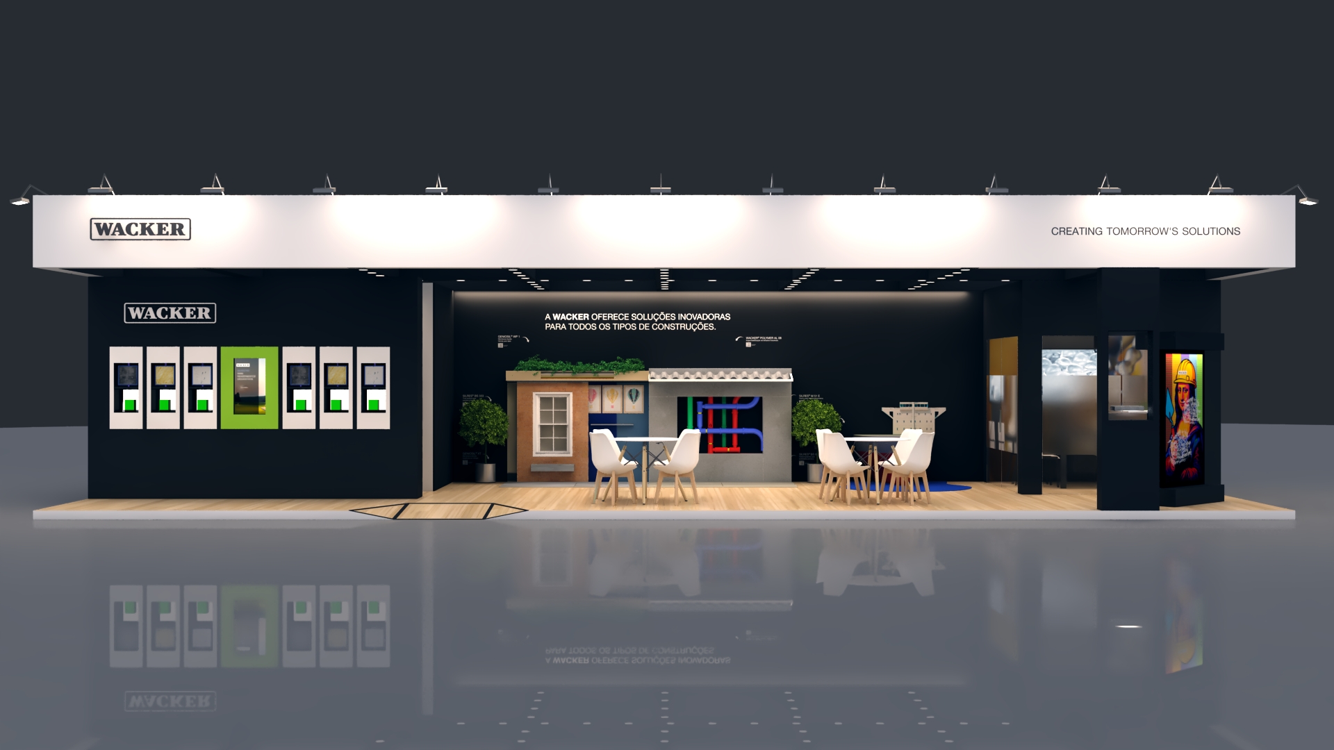 Stand Wacker – Projeto 3D Conceitual
