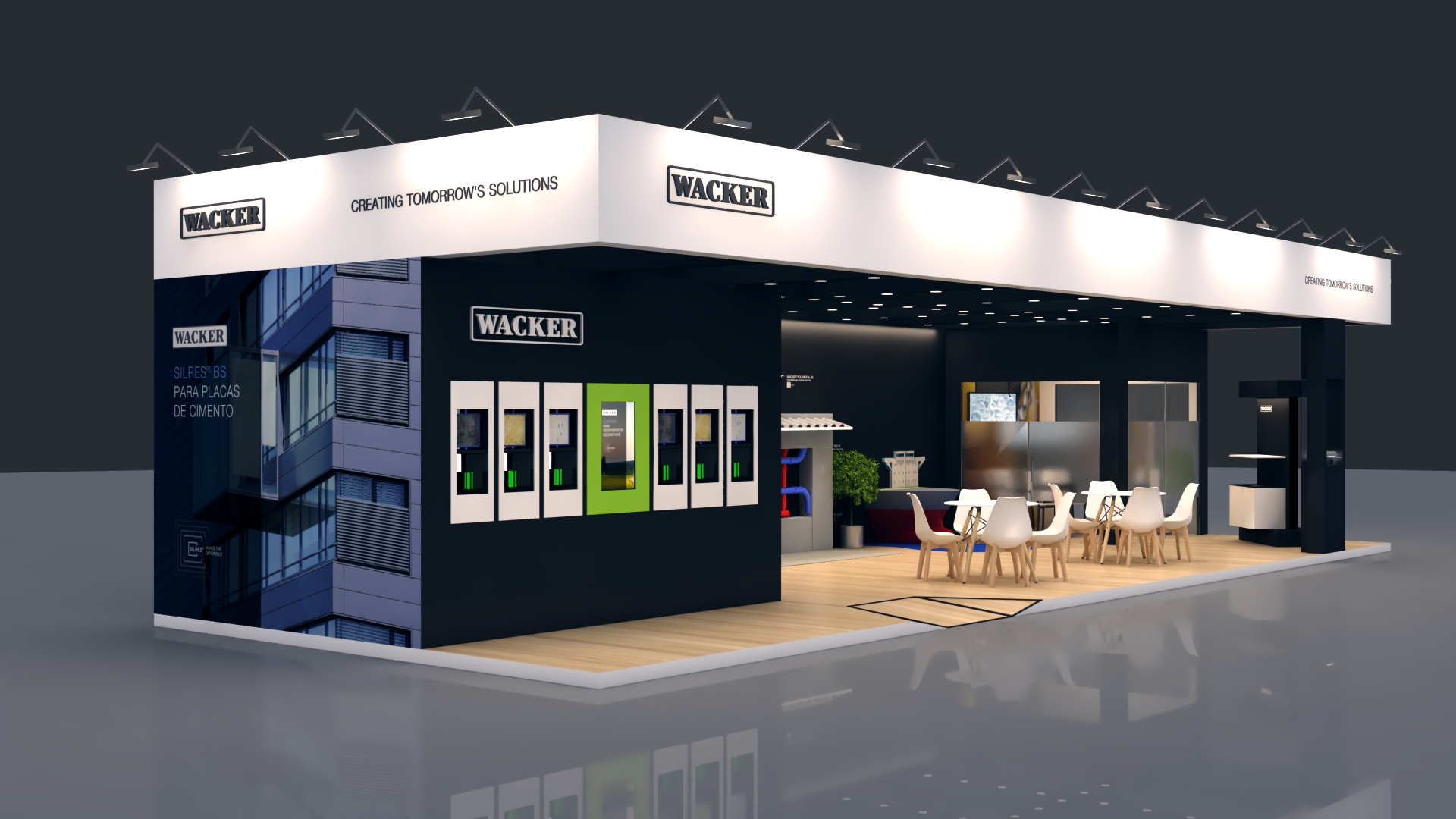 Wacker – Design de Estande em 3D
