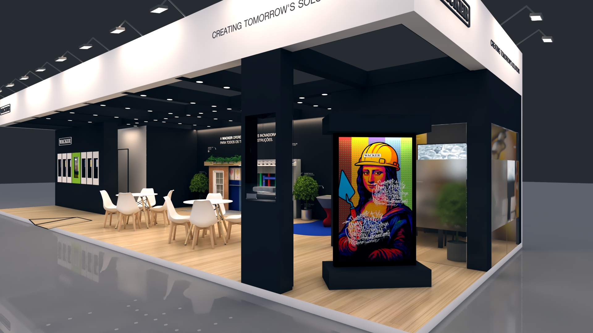Wacker – Estande para Feira em 3D