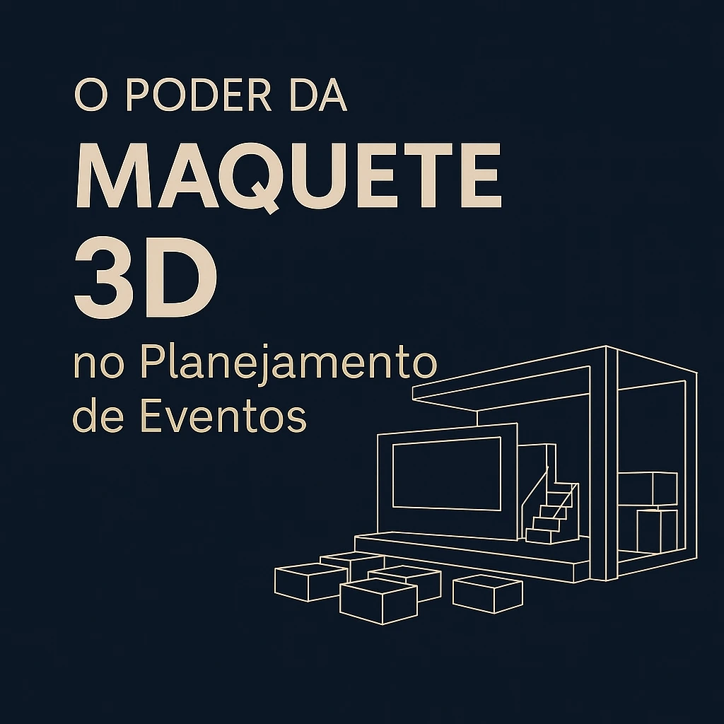 o poder da maquete 3d no planejamento de eventos