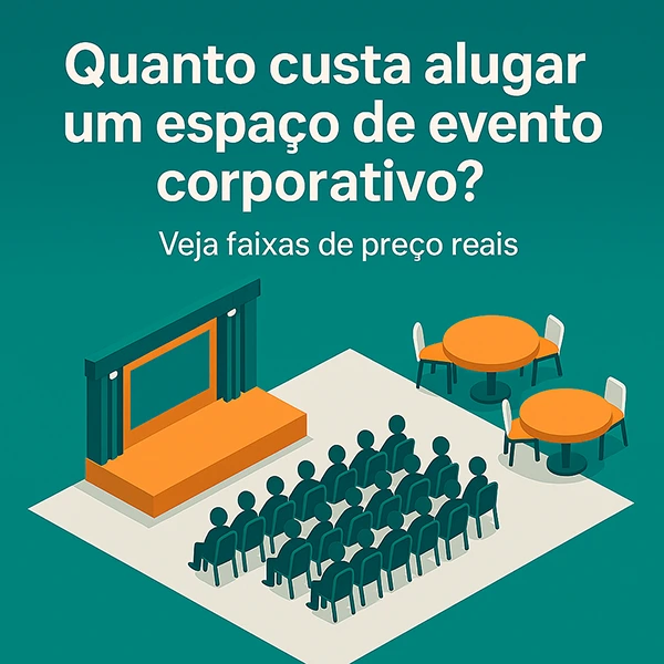 quanto custa alugar um espaco de evento corporativo