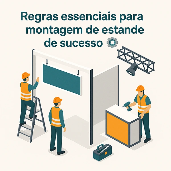 regras essenciais para montagem de estande de sucesso