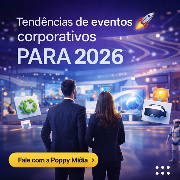 tendencias de eventos corporativos para 2026 maquete 3d