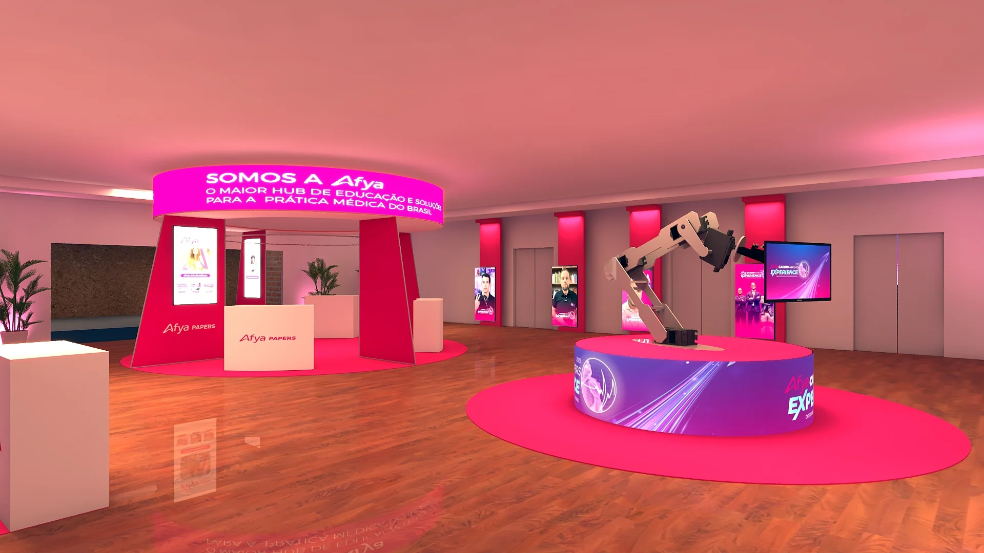 Afya – Projeto 3D de experiência corporativa