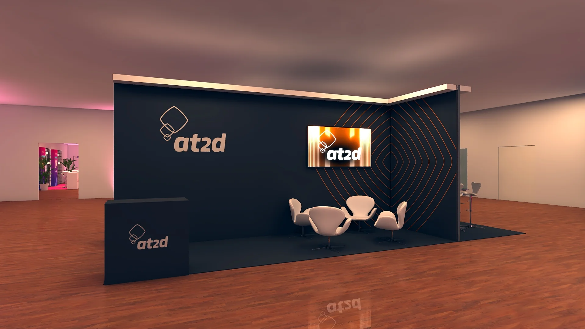 Afya – Projeto de evento em 3D