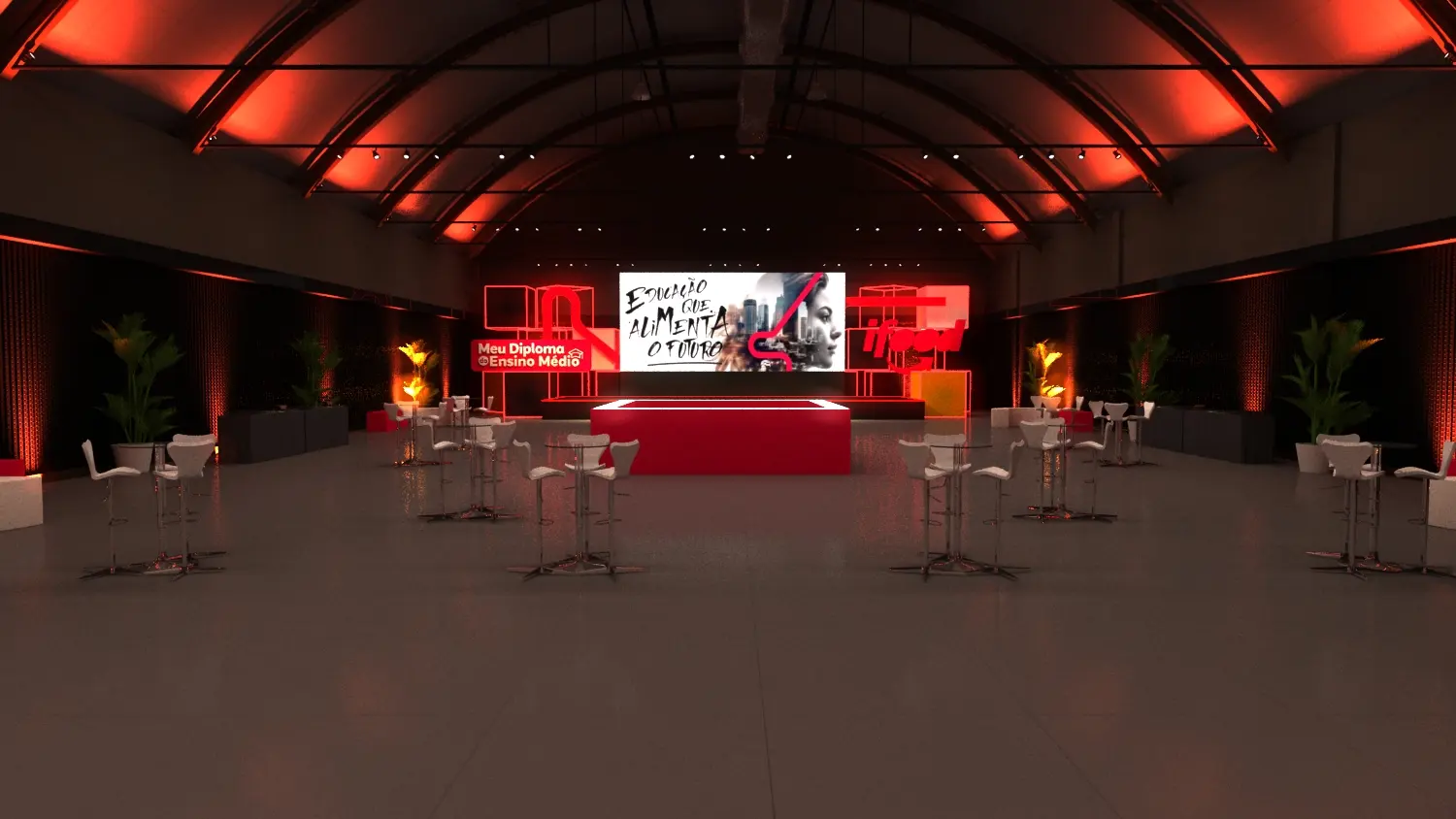 Ifood iFood – Apresentação visual 3D para evento