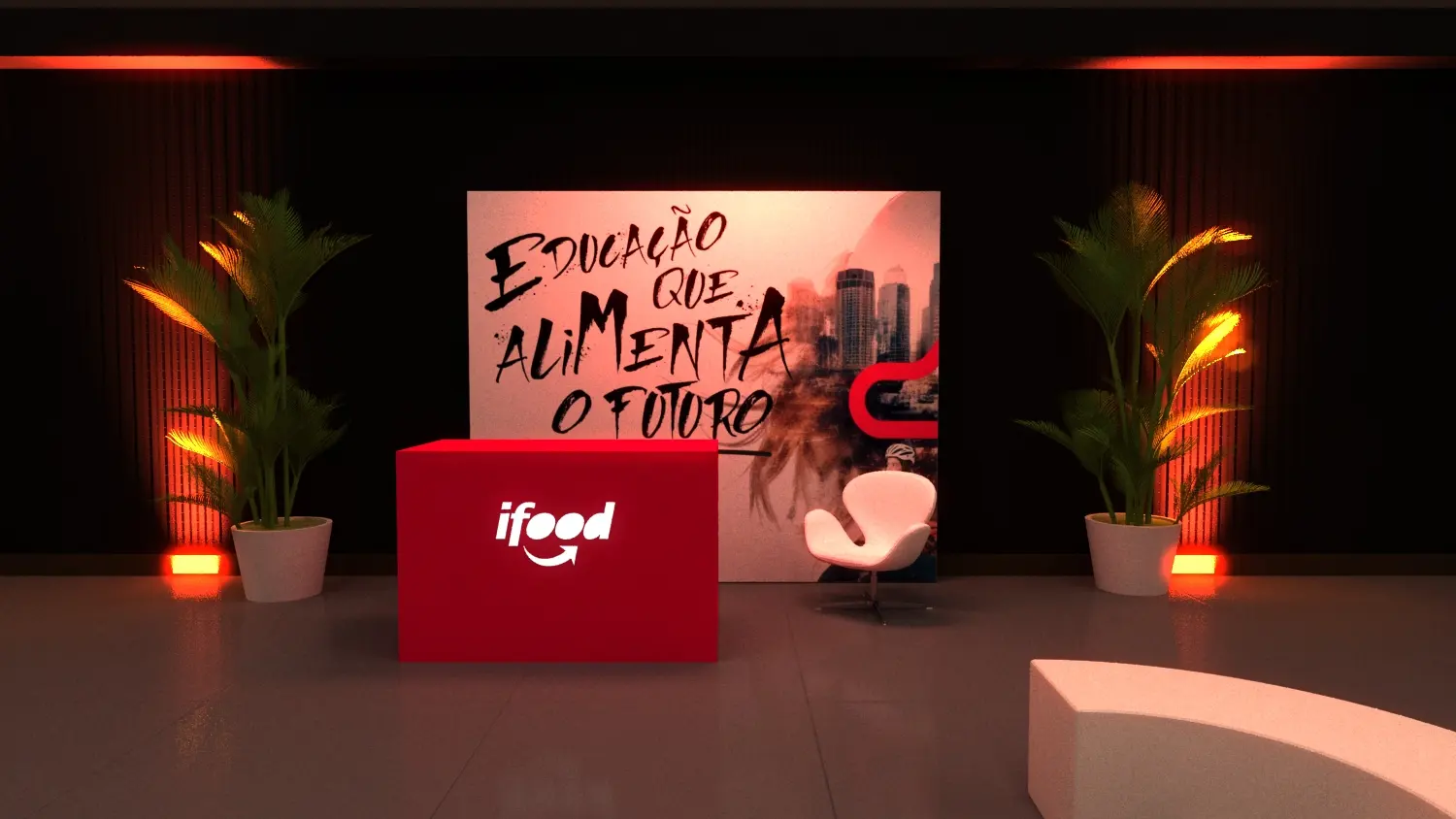 Ifood iFood – Maquete digital 3D para evento