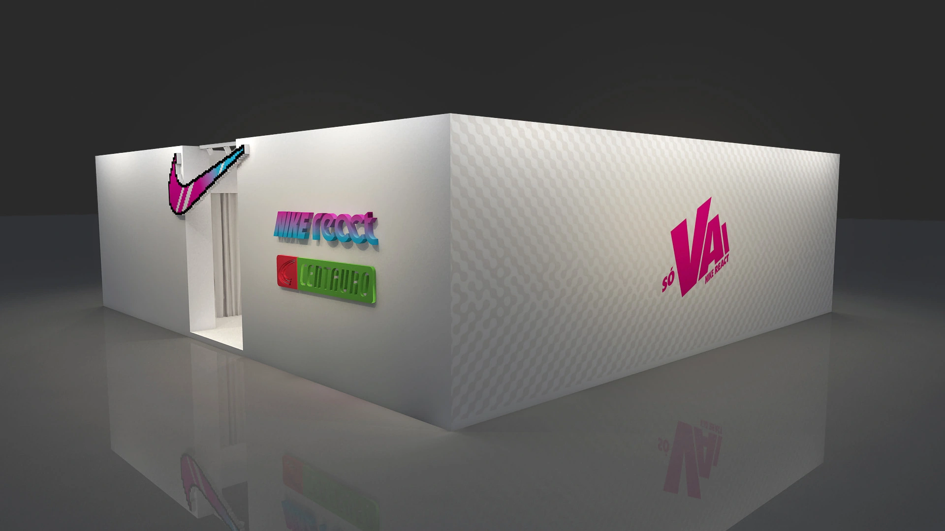 Nike – Stand 3D para evento corporativo