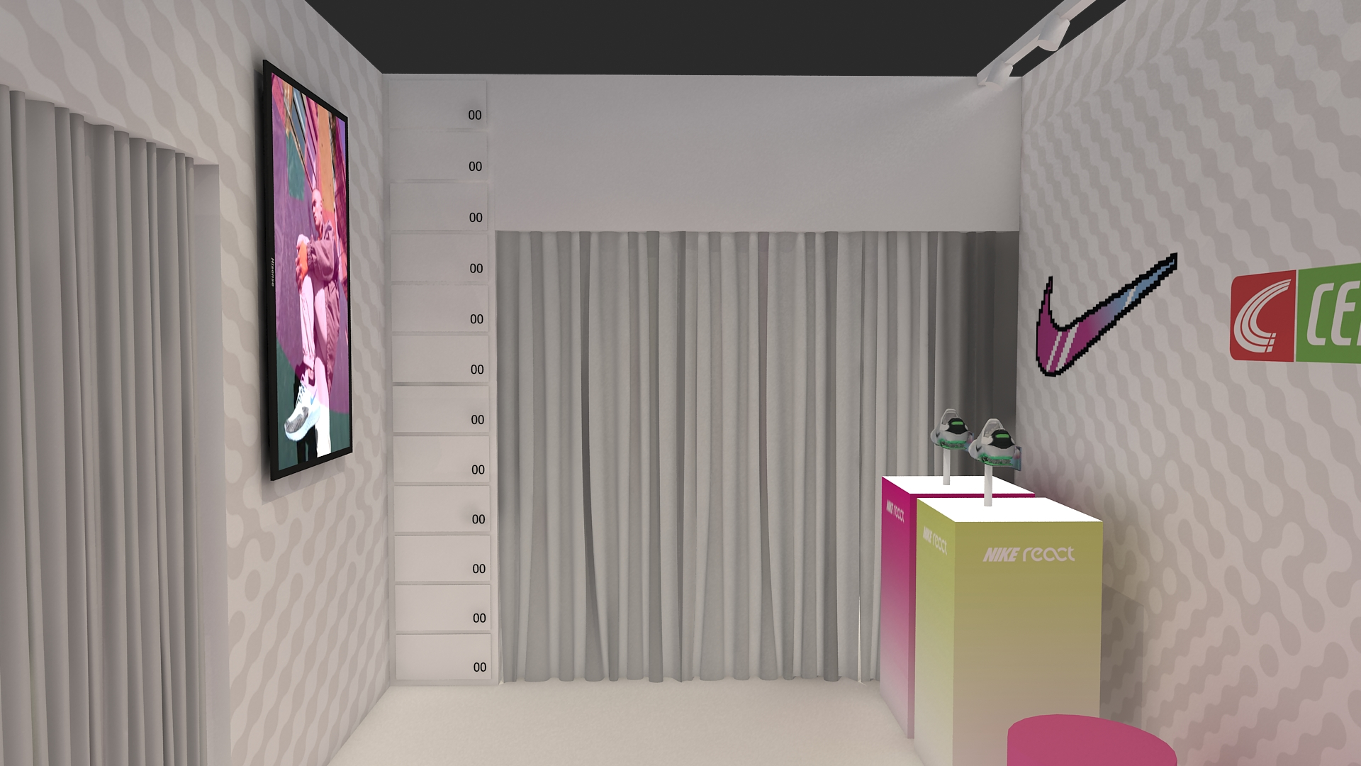 Nike – Visualização 3D de evento corporativo