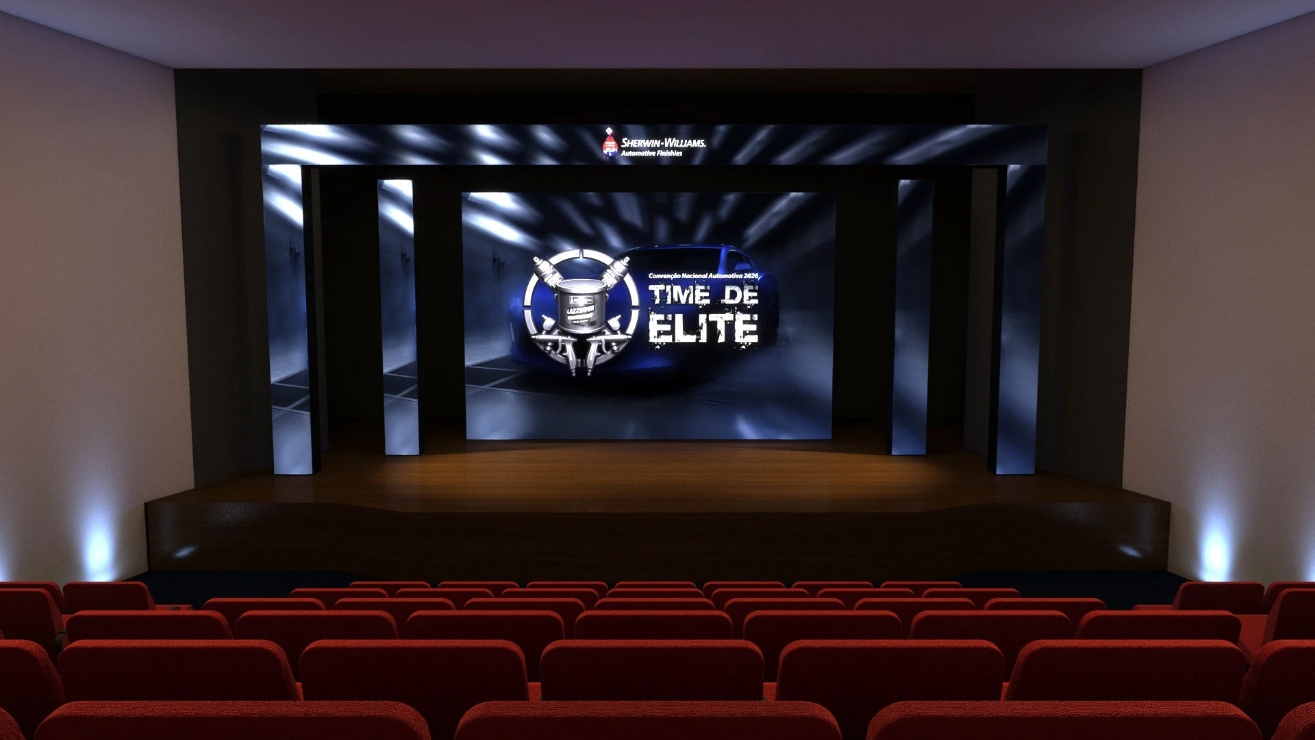 Sherwin-Williams – Imagem 3D para portfólio de eventos