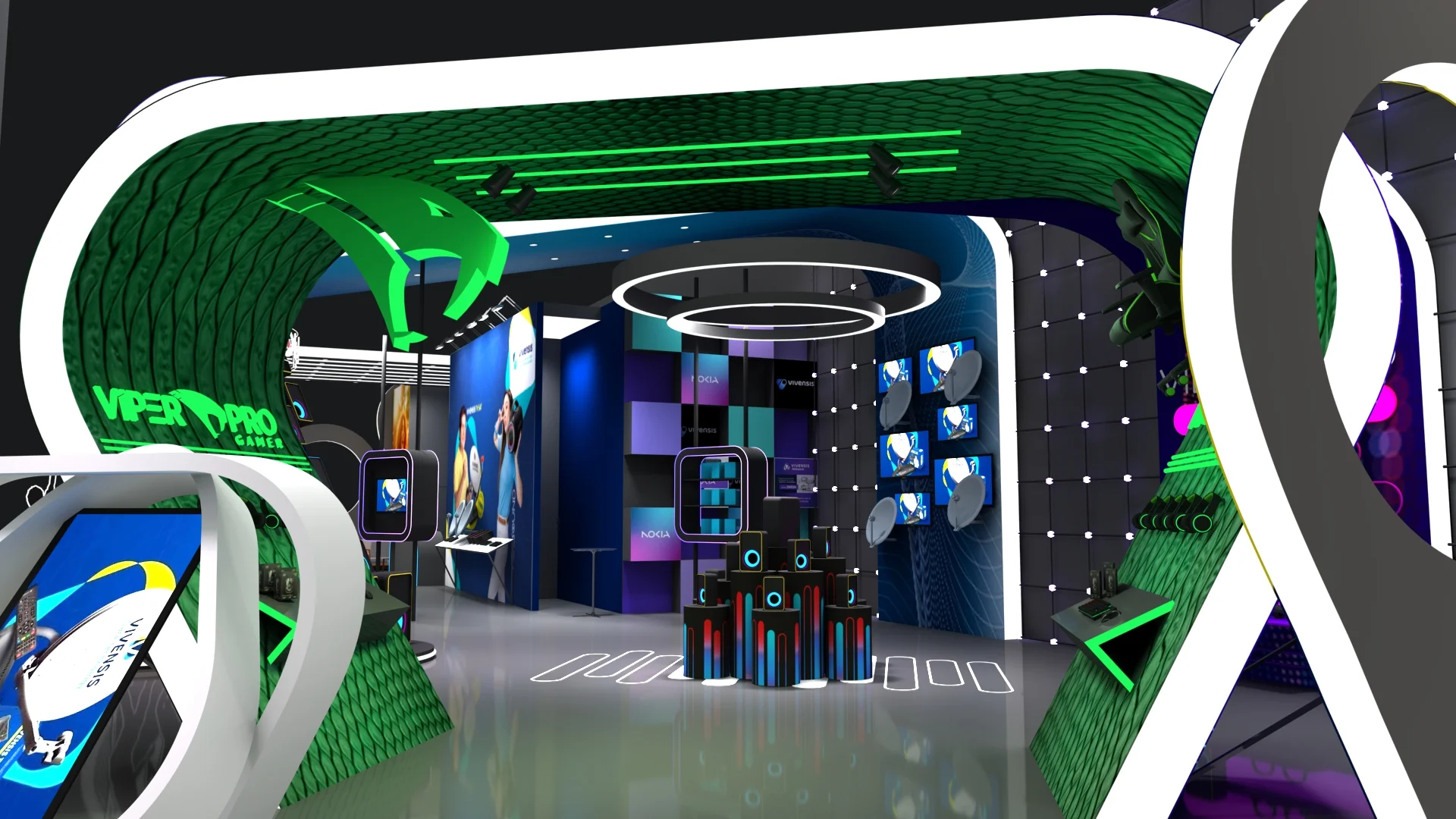 Vivensis – Design espacial 3D de stand