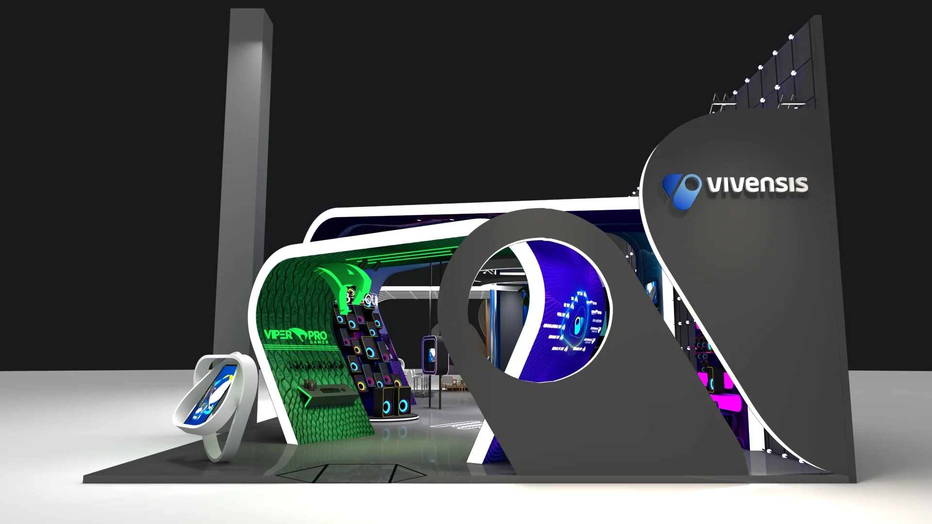 Vivensis – Imagem 3D para portfólio de stand