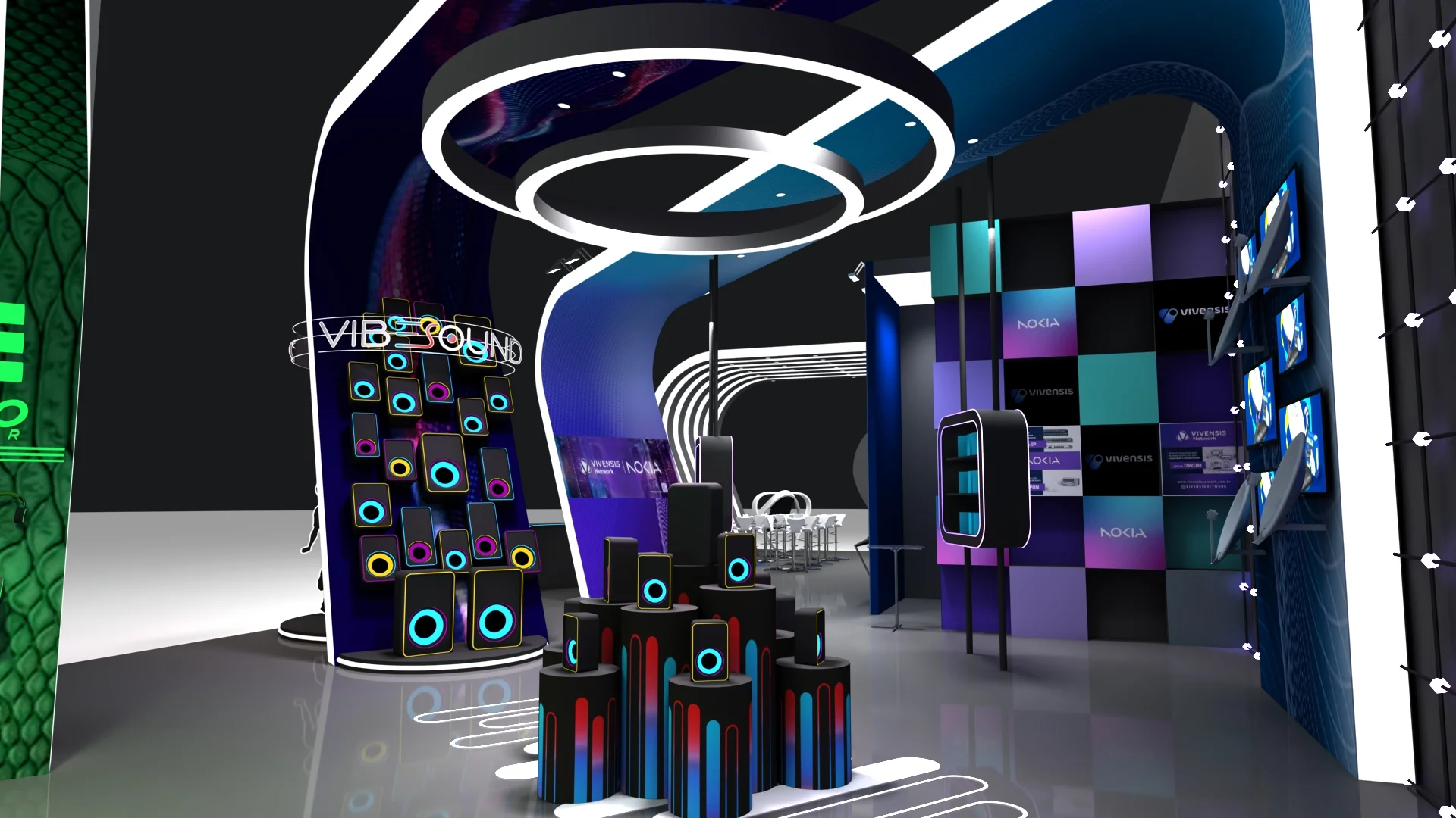 Vivensis – Projeto visual 3D para stand