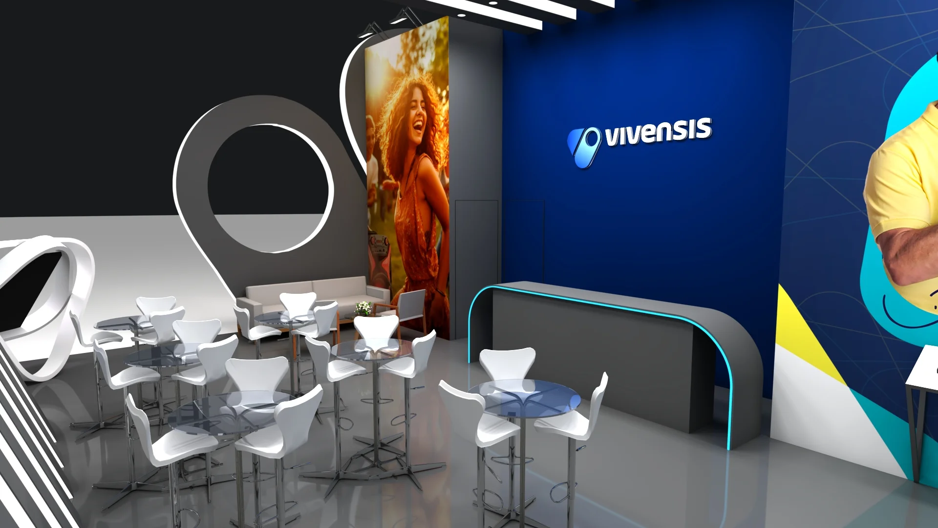 Vivensis – Visualização 3D de evento corporativo