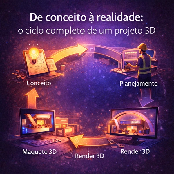 de conceito a realidade o ciclo completo de um projeto 3d d