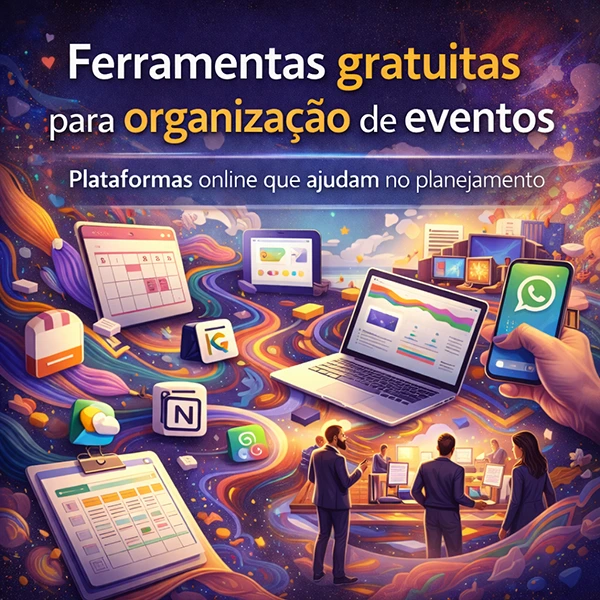 ferramentas gratuitas para organização de eventos plataforma online que ajudam no planejamento