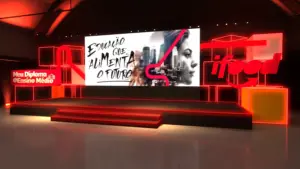 iFood – Ambiente de evento em 3D