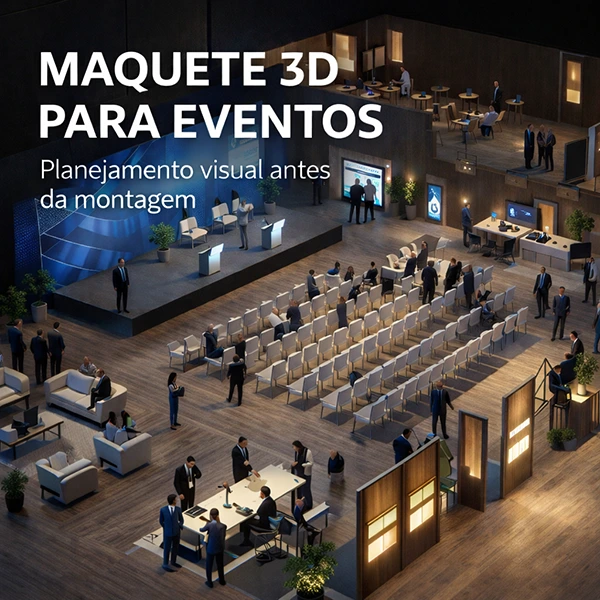 maquete 3d eventos corporativos planejamento de eventos 3d