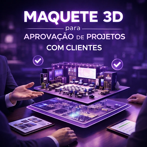 maquete 3d para aprovacao de projetos com clientes