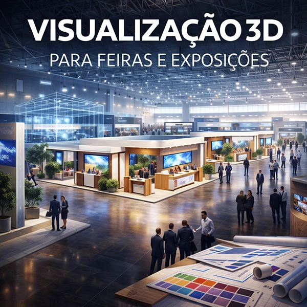 visualização 3d para feiras e exposições