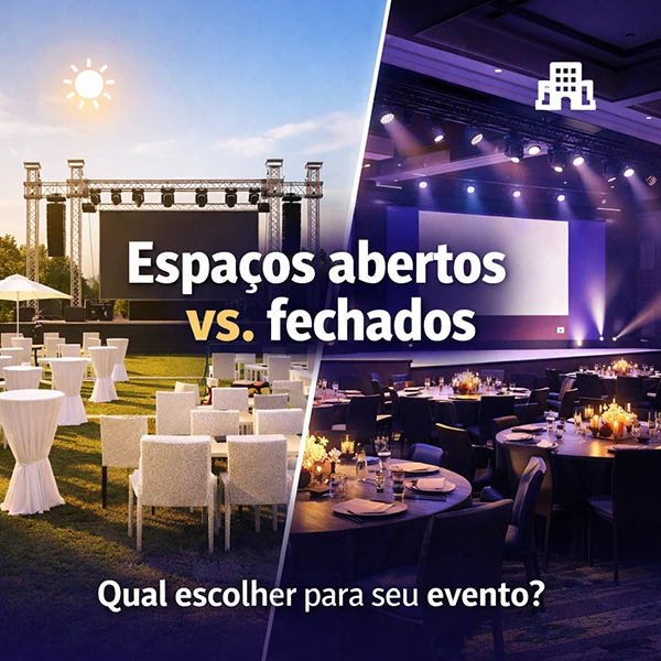 espacos abertos vc fechados qual escolher para seu evento