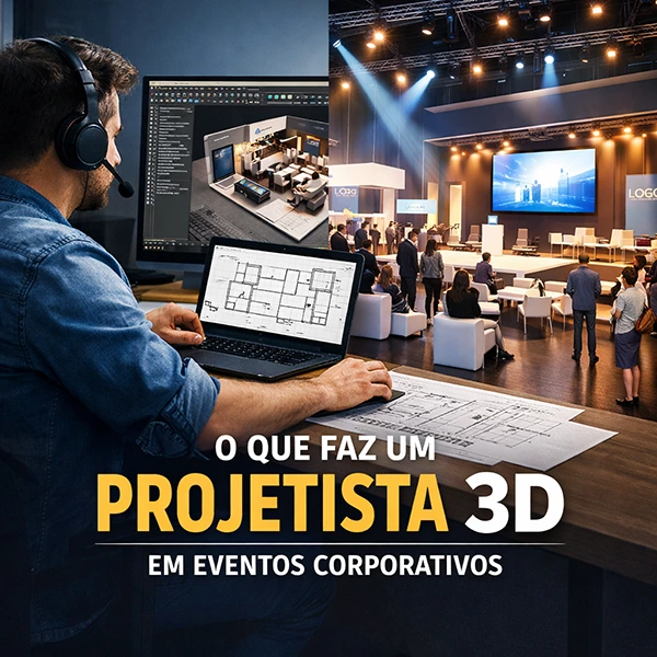 o que faz um projetista 3d em eventos corporativos